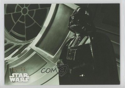 2020 Star Wars Black and White: ROTJ Green Hue Shift 81/99 Darth Vader #127 01al