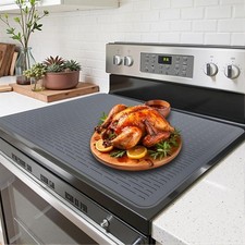 Stove Top Covers for Electric Stove, Silicone Stove Mat for Glass Top Stove C...