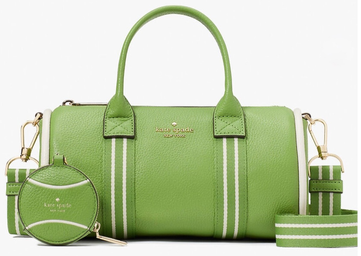 KATE SPADE ROSIE GRAND SLAM SMALL DUFFLE CROSSBODY TENNIS THEME