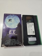 E.T. ET The Extra Terrestrial VHS 1982 Rare Green and Black Tape Spielberg