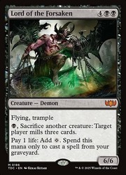 Lord of the Forsaken (186) Commander: Tarkir: Dragonstorm MTG Mythic