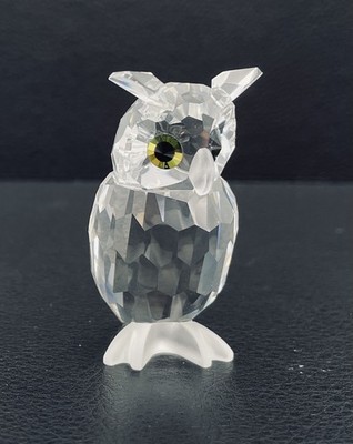 Swarovski Crystal Night Owl Green Eyes 206138 Woodland Friends | eBay
