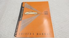 New Porsche 356 A Owners Manual Wkd460020