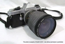 VINTAGE PENTAX MLE SUPER CAMERA W/ ZOOM 28-70mm LENS, FILTER BUNDLE