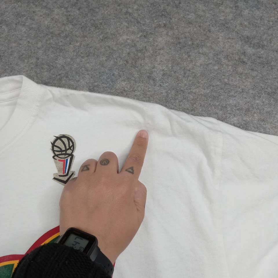 Camiseta Seattle SuperSonics Hombres 2XL NBA Baloncesto Shawn Kemp Camiseta Mitchell Ness Foto 4 de 4