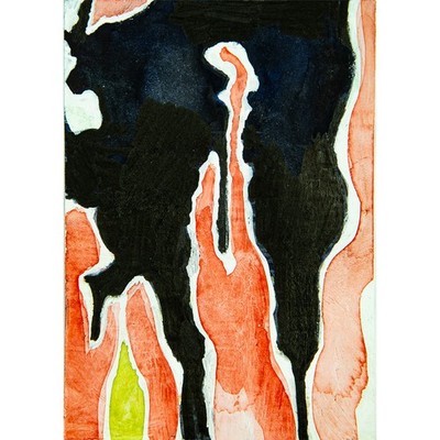 Original painting ACEO miniature OOAK modern art unique trend abstract No. 288