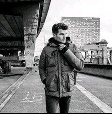 MA. STRUM MAS1206 SNIPER PARKA (RARE) XXL BLUE/NAVY MASSIMO OSTI ARCHIVE 