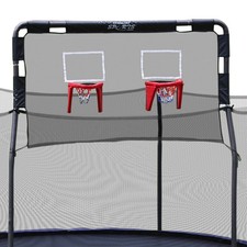 Skywalker Trampolines Double Basketball Hoop Accessory with 2 Foam Ball
