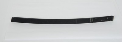 Genuine BMW E39 Door ext trim. Vertical metal strip. Rearmost. Driver. Rear