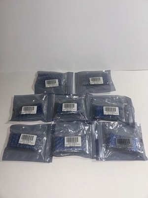BXQINLENX 40x80mm Aluminum Water Cooling Block Heatsink Blue (Lot of 7)