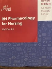 RN Pharmacology for Nursing Ed - VERY GOOD