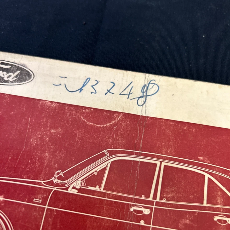 Libretto Uso e Manutenzione FORD ESCORT  Ed. IX/71-12 - Immagine 2 di 4