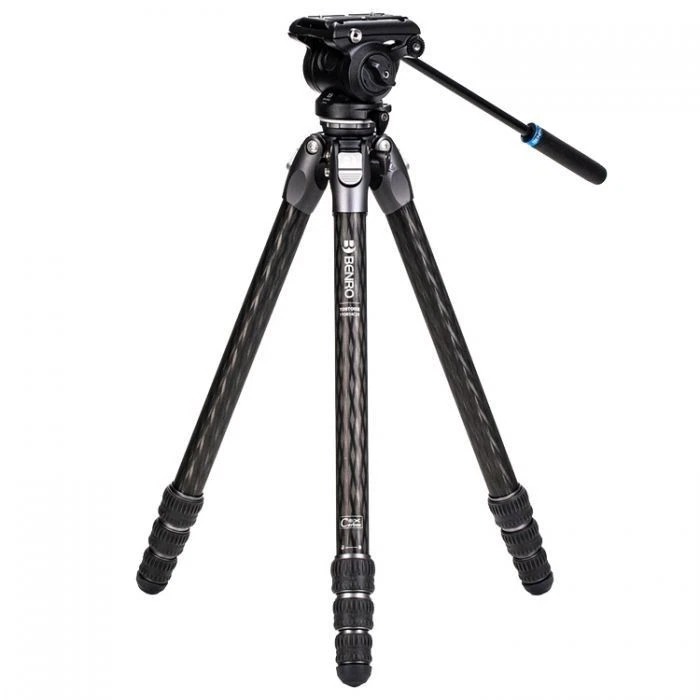 Benro Tortoise 34CLV Carbon Fibre Tripod With S4 Pro Video Head Kit