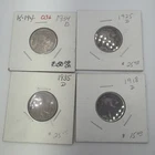 Lot of 4 Buffalo Nickel 5c Coin 1934-D 1935-D 1925-D 1918-D #19