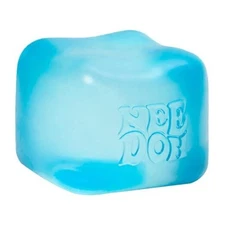  NeeDoh Nice Cube -Sensory Squeeze Toy with Super Solid Squish - 2.25" Cube Blue
