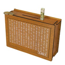 Neu 5000 Euro Holz Spardose, Sparkasten, Sparkasten, Sparkasten Geschenk DHL