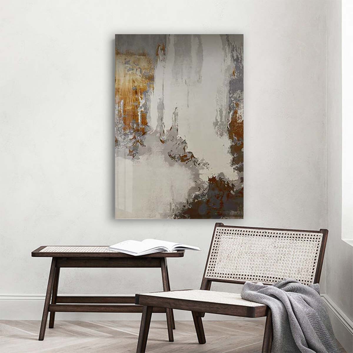 Nordic Home Aesthetics Decoration Murals Canvas Wall Art Handmade Abstract Oil