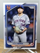 KODAI SENGA 2024 Bowman Baseball Base Paper Card #1 New York Mets Pitcher 
