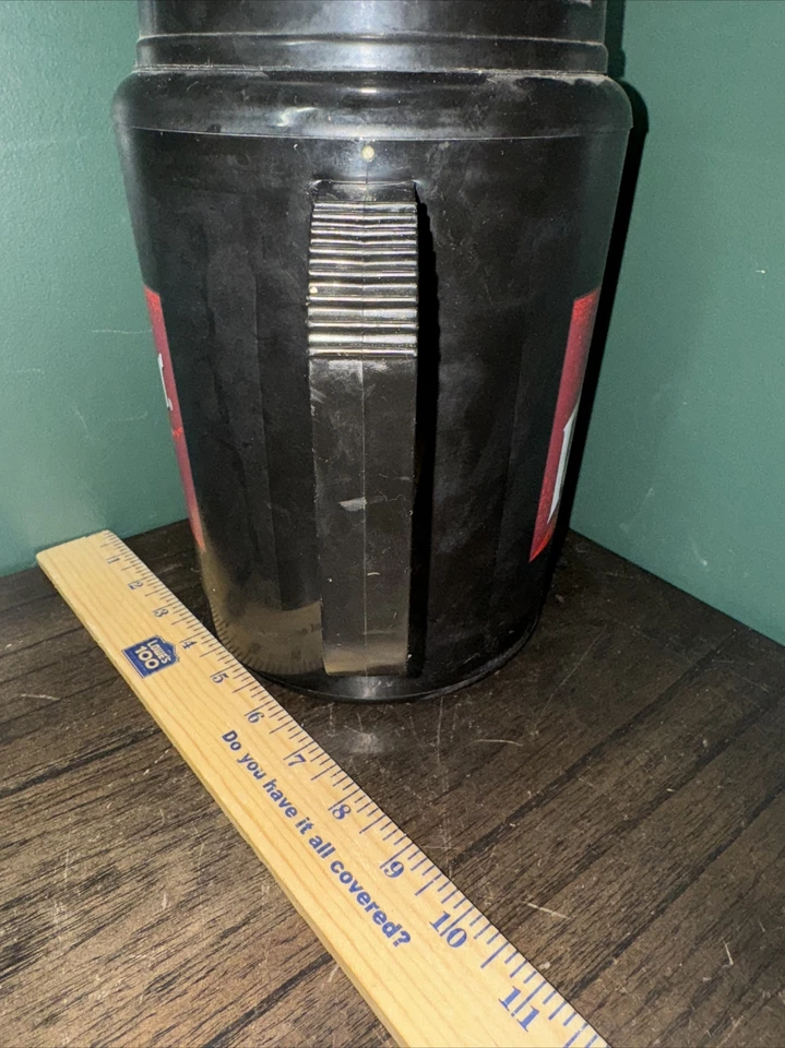 Vintage Betras Dr. Pepper Black 64 oz Insulated Mug Drink Big Gulp Thermos - Image 4 of 4