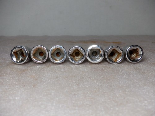 SET OF 7 S.A.E. WESTWARD SOCKET BITS - Picture 3 of 4
