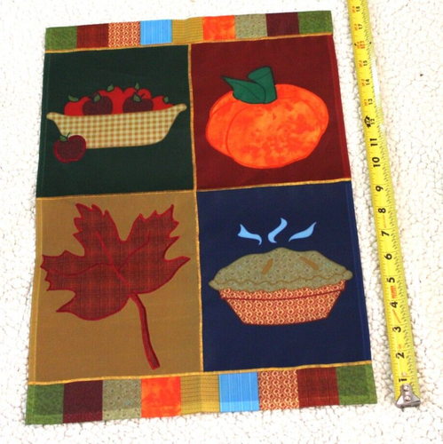 vintage Autumn Pumpkin, Pies, and maple leaf flag - Picture 2 of 2