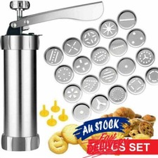 Biscuit Cookie Press Maker Machine Kits Biscuits Making Tool Filler Mould Set AU