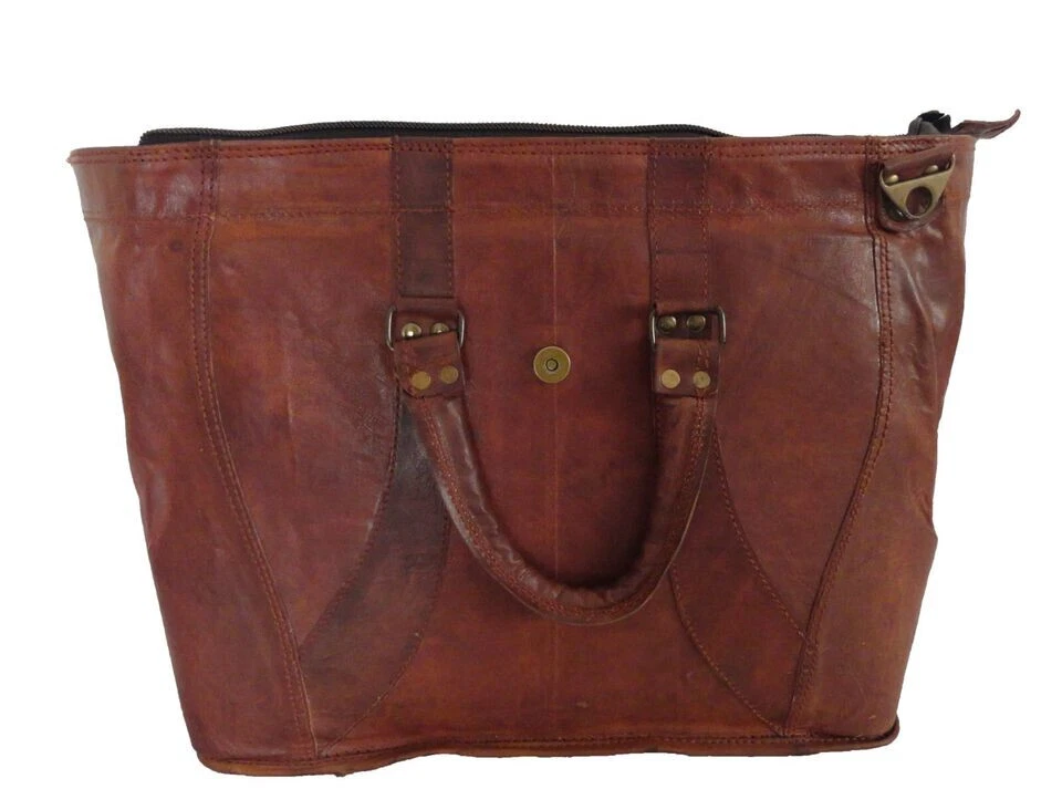 Винтажная кожаная докторская сумка медсестра медицинские сумки ноутбук портфель инструменты чехол - Изображение 2 из 4