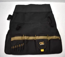 CLC Work Gear Black Polyester Tool Bag Storage Multi Pocket Professional Use