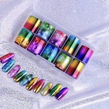 Nail Foil Transfer Decals - New - Sparkle - Transfer Foils - D