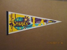 WNBA Los Angeles Sparks Vintage 1990's Edition #3 Team Logo Basketball Pennant