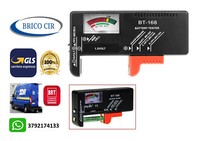 Tester Pile Batterie Carica Batteria 1,5 9 V Aa A C D Bottone Button Nero BT-168