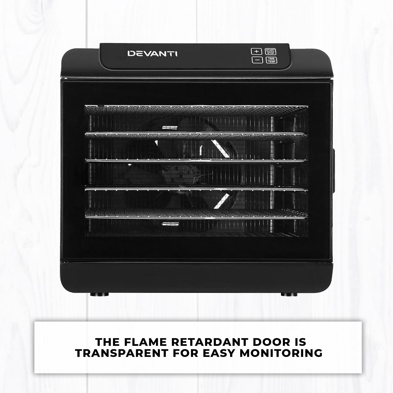 Devanti 6 Tray Food Dehydrators Commercial Beef Jerky Maker Fruit Dryer