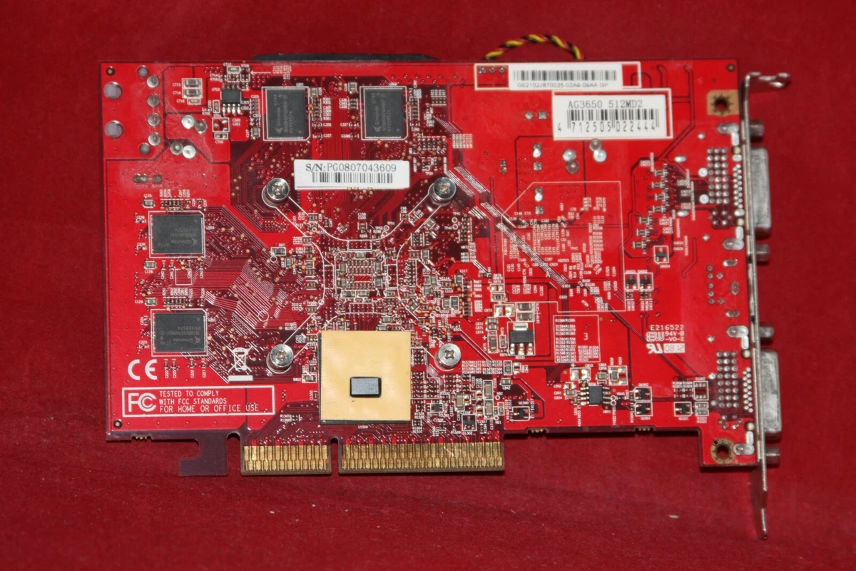 PowerColor ATI Radeon HD 3650 512MB DDR2 AGP Graphics Card
