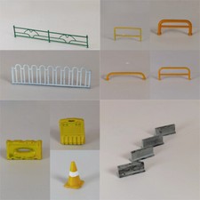 1/64 Diorama Guardrail Model Pedestrian Barrier City Street DIY Scene Prop Model