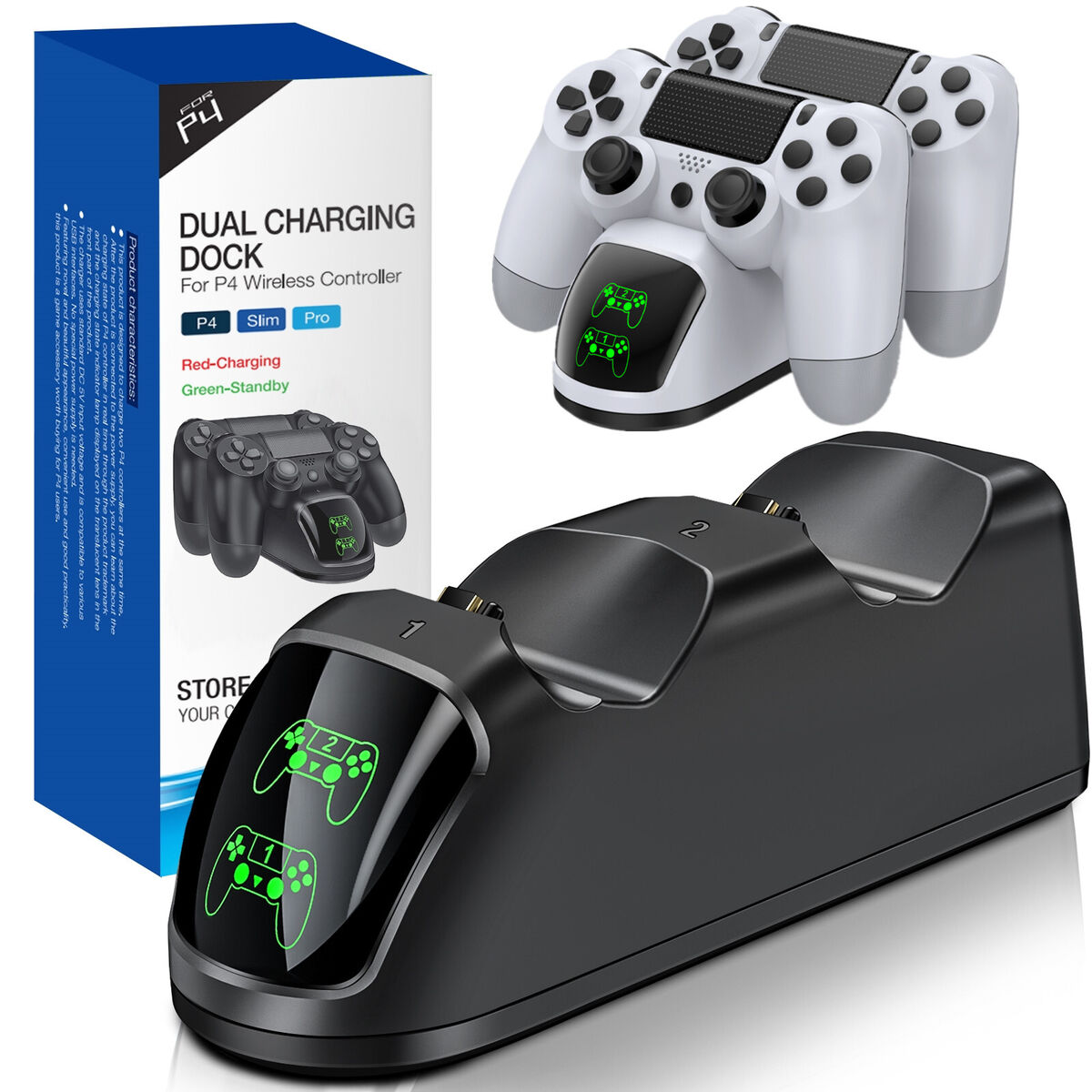 Playstation 4 Controller Charging Station - Dual Ps4 Controller Charging  Dock - Aliexpress