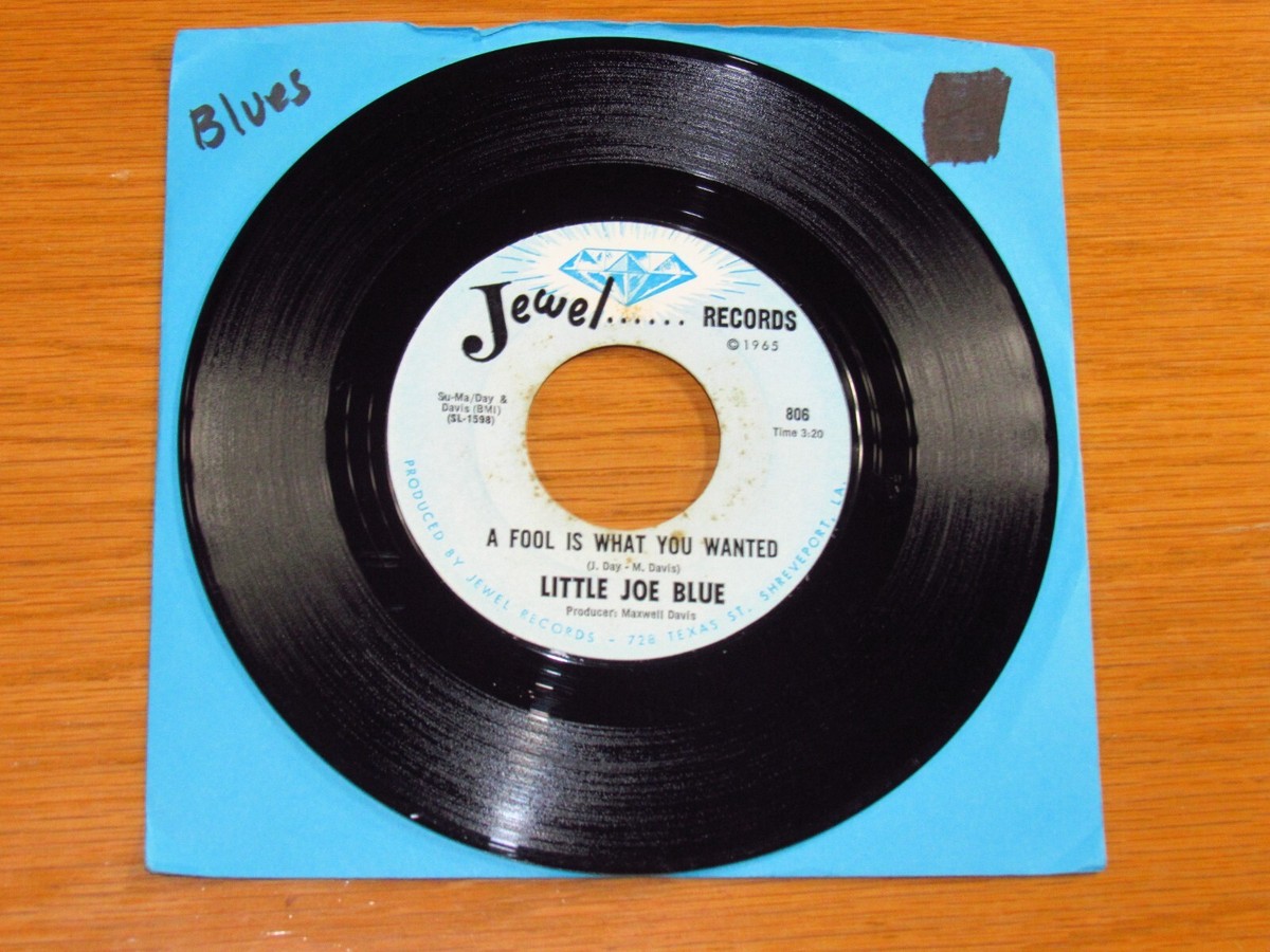 BLUES 45 RPM - LITTLE JOE BLUE - JEWEL 806 - 