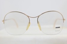 VINTAGE CARL ZEISS HALF RIMLESS EYEGLASSES BRILLE MADE IN WEST GERMANY NOS