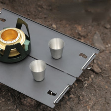 Mini Outdoor Folding Table Aluminum Alloy Camping Picnic Barbecue Desk
