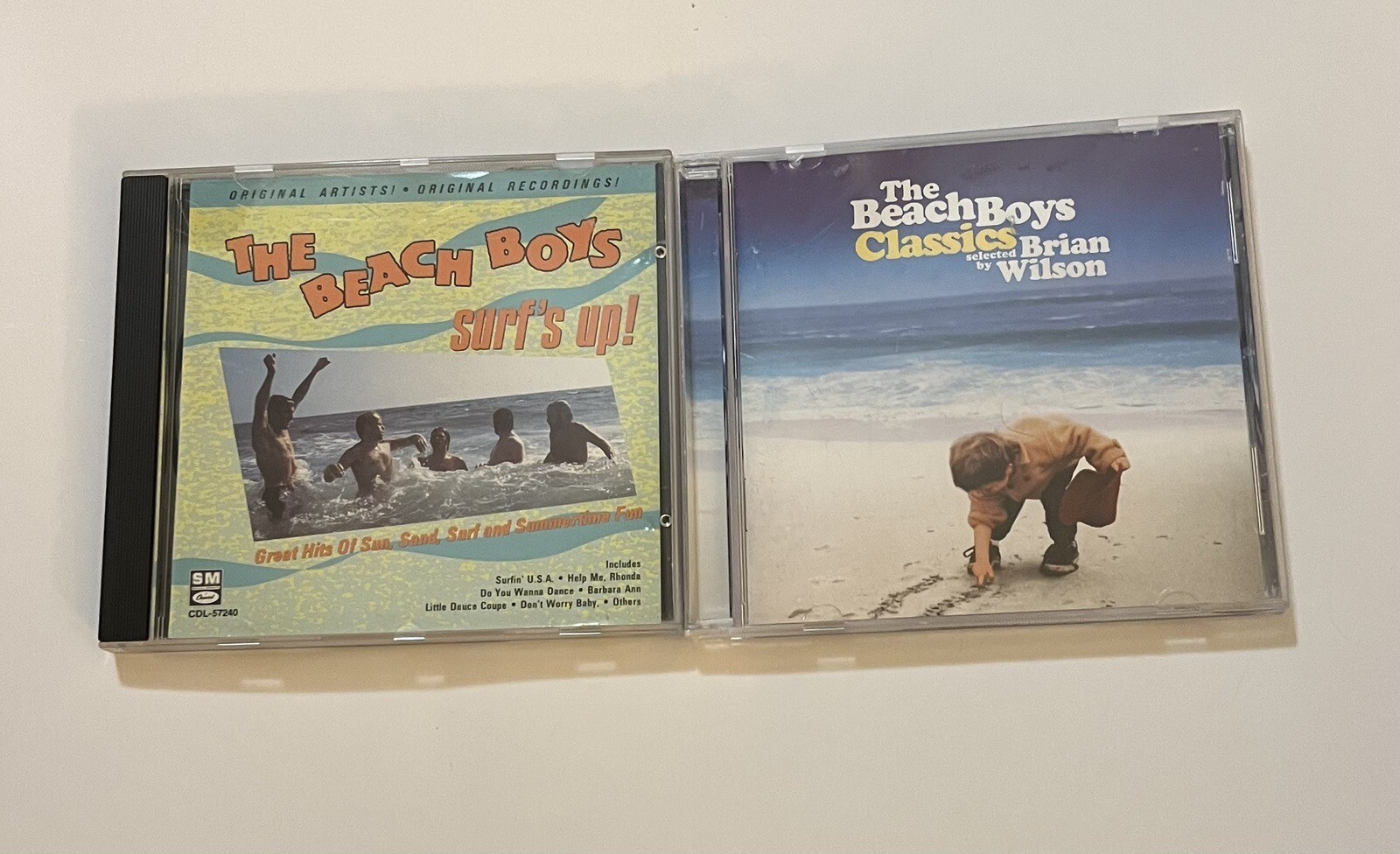 The Beach Boys CD LOT  Classics Selected By Brian Wilson & Surf’s Up! Both VGC