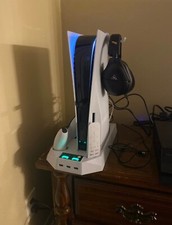PS5 Stand and Cooling Station PS5 Controller Charging Station for Playstation 5