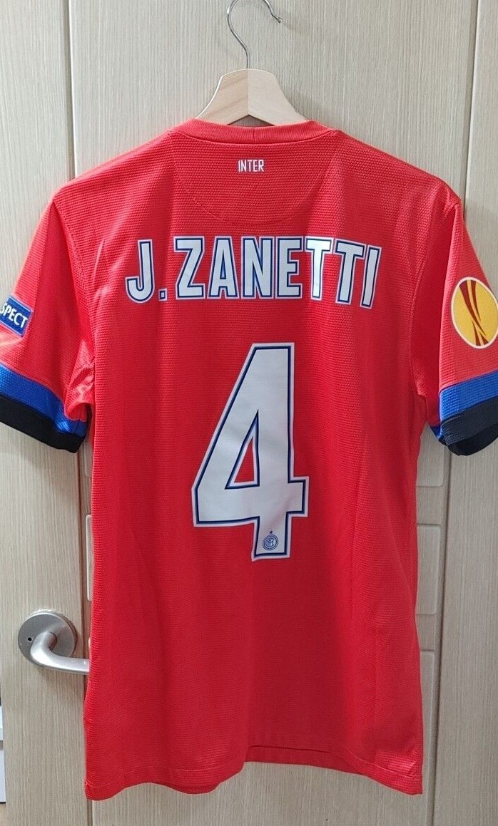 Original Inter Milan 2012/13 football camiseta Away jersey ZANETTI