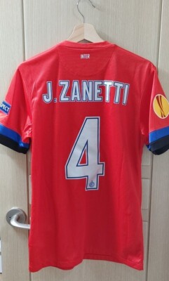 Original Inter Milan 2012/13 football camiseta Away jersey ZANETTI