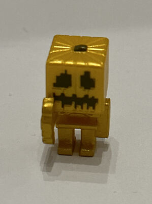 Minecraft Mini figure Chest Series GOLD PUMPKIN HEAD SKELETON