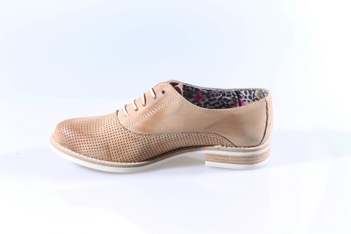 Scarpe donna stringate francesine Modello OXFORD VERA PELLE manifattura  ITALIANA | eBay