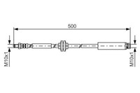 Bremsschlauch Hinten FüR Ford Bosch 1987481452