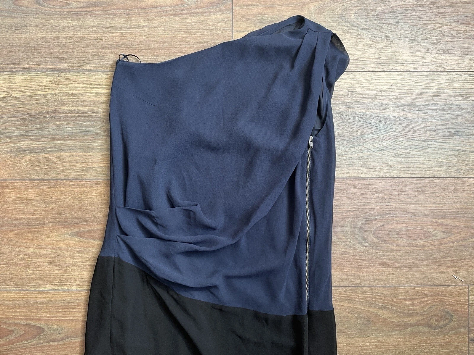 Abito monospalla senza maniche Acne Studios Atlantis blu nero taglia 36