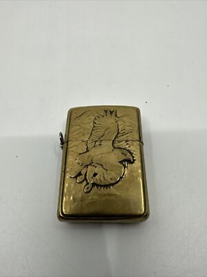 1995 ZIPPO Brass The American Eagle Bradford PA 2-1/4