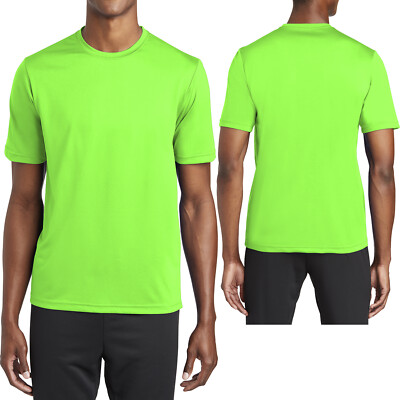 Mens NEONS Moisture Wicking T-Shirt Durable SNAG RESISTANT