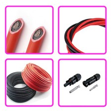 Cavo Solare Fotovoltaico 4mm Kit Rosso + Nero Al Metro  H1Z2Z2-K CERTIFICATO