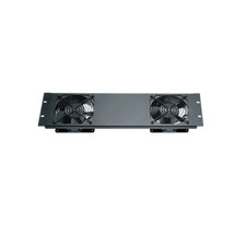 Middle Atlantic QTFP-2-119 Quiet Fan Panel W/2-220V NOB